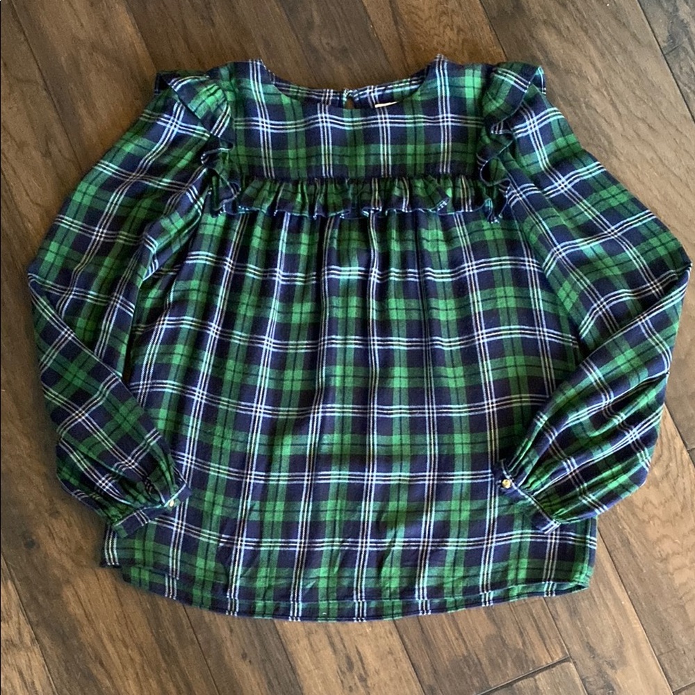 Sail to Sable top in Green and Blue